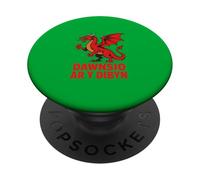 Dragon Rouge de Dancing on The Edge Rugby PopSockets PopGrip Adhésif
