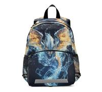 Dragon Sac à dos intégral pour enfants avec vue de face avant pour tout-petits, sac à dos pour garçons et filles, sac de voyage pour maternelle