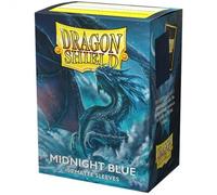 Dragon Shield - 100 Manchons Taille Standard Mat Bleu Nuit