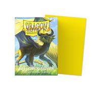Dragon Shield - 100 Protège-cartes Standard - Dual Mat "Yellow & Silver"