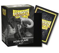 100 Pochettes Matte Non-Glare Format Standard Black - Dragon Shield
