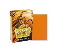 Dragon Shield - 60 Protège-cartes Taille Japonaise - Orange Mat
