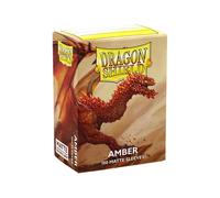 Dragon Shield Amber Matte Standard Card Sleeves 100ct Pour MTG Pokémon