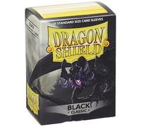 Dragon Shield Protège-cartes Classic ART10002 – Standard pack de 100 – Noir, multicolore