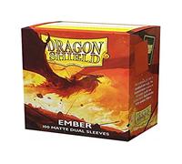 DRAGON SHIELD Matte Dual 100 Sleeves - Paquets Protection Ember Magic Pokemon