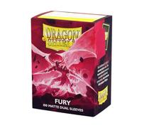 Dragon Shield Dual Matte Sleeves - Fury 'Alaric, Crimson King' (100 Sleeves)