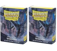 Dragon Shield Japanese Size Matte Dual Sleeves - Wisdom (60 Sleeves) (Lot de 2)