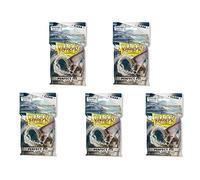 Dragon Shield Lot de 5 pochettes intérieures transparentes de taille standard 100 carats