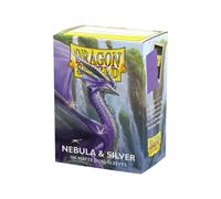Dragon Shield Lot De Manches Matte Dual Standard Nebula & Silver 100ct 63x88mm