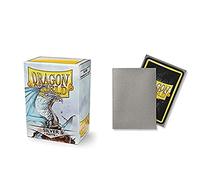 Dragon Shield Lot individuel de pochettes en argent mat Taille standard 100 ct