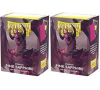 Dragon Shield: Mat - Pink Saphire (100) (Lot de 2)