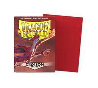 Dragon Shield Matte 100 Manches - Protège-Cartes CRIMSON Magic Pokemon