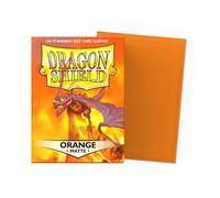 Dragon Shield Matte 100 Protège-Cartes Orange Magic Pokemon