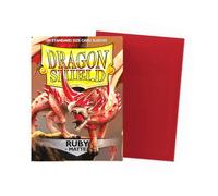Dragon Shield ART11037 Matte Standard Size Sleeves 100pk-Ruby, Multicoloured