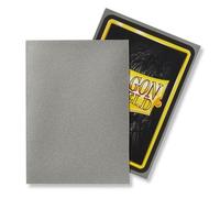 Dragon Shield - Matte Standard Size Sleeves 100Pk - Silver