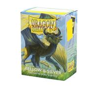 Dragon Shield : Matte - Dual Yellow & Silver (100)