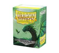 Dragon Shield Lot de 100 couvertures mates Vert émeraude Taille standard
