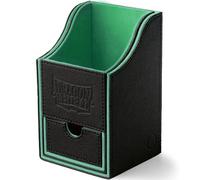 Arcane Tinmen 40202 - Dragon Shield : boîte à nid + Plateau à Dice - Noir/Vert