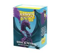Dragon Shield | Pochettes doublement Mates de Taille Standard | 100 unités - Pochettes de Cartes de JCC Lisses et résistantes de qualité supérieure - Compatible avec Pokemon, One Piece, Magic