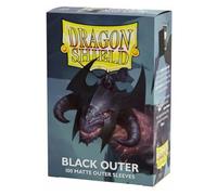 100 Sachets Triple - Outer Sleeves Noir Écran Vos Paquets DRAGON SHIELD
