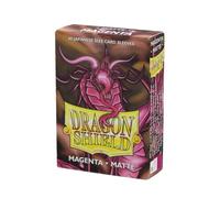 Dragon Shield | Pochettes Mates de Taille Japonaise | 60 CT - Pochettes Lisses et résistantes de qualité supérieure - Compatible avec YU-Gi-Oh, Naruto, Cardfight et Vanguard | Magenta