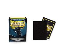 Dragon Shield Pochettes mates de taille standard 100 CT - Pochettes lisses et résistantes de qualité supérieure compatibles avec Pokemon, Flesh & Blood, One Piece & Magic The Gathering | Jet mat