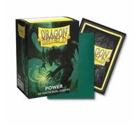 Dragon Shield – Manches protectrices mat Dual Power – 100 pièces Vert métallisé