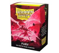 Dragon Shield – Protège-cartes Matte Dual FURY – 100 manches – MTG / Pokémon