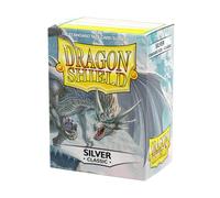 Dragon Shield Sleeves - SILVE - Standard Size Deck Protectors (100 ct) Arcane Tinmen