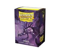 Dragon Shield Soul Dual Matte Métallique Violet Standard De Protège-Cartes 100ct