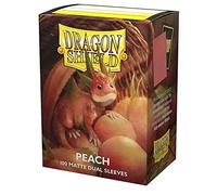 DRAGON SHIELD Matte Dual 100 Sleeves - Paquets Protection Peach MTG Pokemon