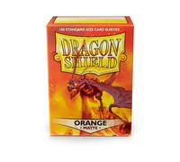 Dragon Shield Standard Sleeves - Matte Orange (100 Sleeves)