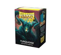Dragon Shield Turquoise Matte Standard Des Manches De Cartes 100ct MTG Pokemon