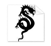 Dragon Silhouette Chine Chinois Culture Traditionnelle Art Illustration Motif Lunettes Chiffon Chiffon de Nettoyage Nettoyant pour écran de téléphone 5 pcs