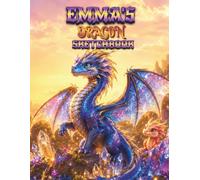 Dragon Sketchbook for Girls: Emma's Personal Drawing Book: Personalized Sketchbook with Name - Drawing Pad Gift for Girls Ages 7-12, Cut Out and Display Artwork