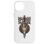 Dragon Slayer Fantasy RPG Épée Dragon Crâne Médiéval Gamer Coque pour iPhone 14 Plus
