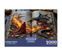Dragon Slayer Puzzle De 1000 Pièces pour Adultes Et Enfants À Partir De 12 Ans Jeux De Défi Jouets Éducatifs De Qualité Supérieure Décoration De La Maison 38x26cm/1000pcs