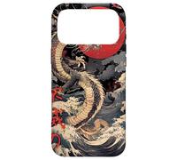 Dragon Soul Japonais en rétro esthétique Vaporwave Harajuku Coque pour iPhone 17 Pro Max
