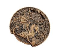Dragon Spinner Dice - Dés de pièces décoratives, jeux de rôle | Aspect charmant du tourne-disque, jeu de dés de table rotatifs pour hommes, femmes, jeux de rôle, jeux de société, entus