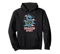 Dragon Spirit Energy Bonsaï Mythical Power Asian Clouds Sweat à Capuche