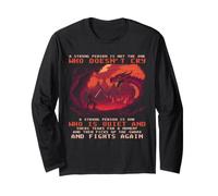 Dragon Strength Fantasy Guerrier Résilience Créature Art Manche Longue