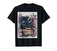 Dragon sur Une Pile de Livres T-Shirt