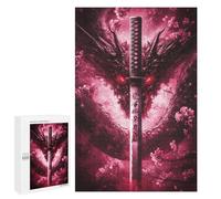 Dragon Sword Fantasy Poster Puzzle 1000 Pièces Educa Jouet en Bois Cadeau Unique Décoration Intérieure Jeu Éducatif Challenge Toy Adultes Et Enfants À Partir De 14 Ans 1000 PCS