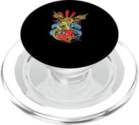 Dragon Tattoo Art - Aesthétique urbaine audacieuse PopSockets PopGrip pour MagSafe