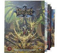 Dragon Thrones - Collection Kambria Fantasy RPG | Carte du monde, campagne d'aventure, édition collector, Atlas, guide du joueur | Jeu de rôle (Dragon Thrones Édition Collector (lot de 3 livres))