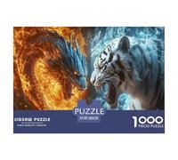 Dragon Tigre 1000 Pièces Puzzle Adulte Un Puzzle Difficile Jeu Éduchatif Défi Jouets Divertissement Puzzles Classiques Pour Adultes Et Enfants À Partir De Jeu De Puzzle Pour Toute La Famille Décoratio