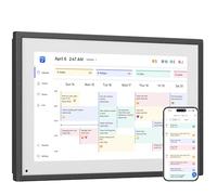 Dragon Touch 10,1" Calendrier Numerique - Calendrier Mural Numérique pour Famille et Conférences, Cadre Photo Numérique avec Mémoire de 32 Go, Calendrier de Bureau, Intelligent Tactile - Noir