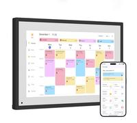 Dragon Touch - Cadre Photo numérique de 10,1 Pouces, Calendrier numérique, Couleur Blanche