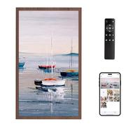 Dragon Touch Cadre Photo numérique WiFi 10" IPS écran Tactile HD, mémoire 16 Go, Rotation Automatique, Partage de Photos Via Application, e-Mail, Nuage - Classic 10 (Noyer)