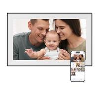 Dragon Touch Cadre Photo Numérique WiFi 15,6 Pouces - Cadre Photo Électronique avec 32 Go de Stockage, Écran Tactile FHD 1080P, Rotation Automatique, Partage Instantané de Photos et Vidéos Via APP